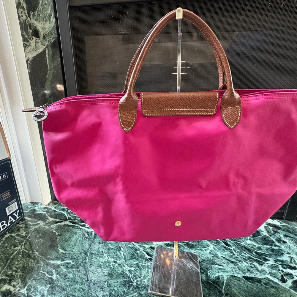 Pink Longchamp Tote Bag